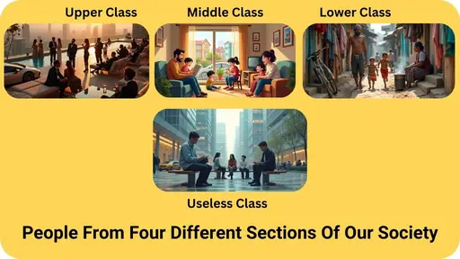 4different socitey people