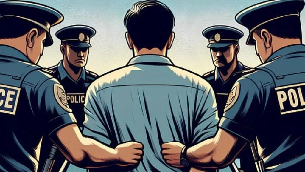 arrested